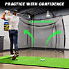 GoSports Range Cage 10 Proper 8 ft Golf Practice Hitting Net - Classic Net Image 1