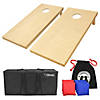 GoSports Regulation Size Solid Wood Premium Cornhole Set Image 1