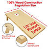 GoSports Regulation Size Solid Wood Premium Cornhole Set Image 1