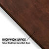 GoSports Regulation Size Wooden Cornhole Set with Brown Finish Image 2