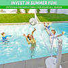 GoSports Splash Net PRO Pool Volleyball Net - Includes 2 Water Volleyballs and Pump - White Image 2
