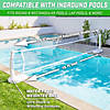 GoSports Splash Net PRO Pool Volleyball Net - Includes 2 Water Volleyballs and Pump - White Image 3