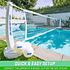 GoSports Splash Net PRO Pool Volleyball Net - Includes 2 Water Volleyballs and Pump - White Image 4