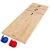 Gosports tossski shuffleboard cornhole game set - portable 6' x 2' wood gameboard with 8 bean bags for backyard fun or tailgating Image 1