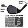 GoSports Tour Pro Golf Wedges &#8211; 52 Degree Gap Wedge in Black Finish (Right Handed) Image 2