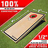 GoSports Tournament Edition Regulation Cornhole Game Set - 4 ft x 2 ft Wood Boards with 8 Dual Side (Slide and Stop) Bean Bags Image 1