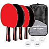 GoSports Tournament Edition Table Tennis Paddles - Set of 4 Image 1
