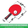 GoSports Tournament Edition Table Tennis Paddles - Set of 4 Image 4