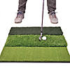 GoSports Tri-Turf XL Golf Practice Hitting Mat Image 1