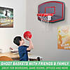 GoSports Wall Mounted Basketball Hoop &#8211; Indoor & Outdoor Hoop with Mounting Hardware, Includes 2 Basketballs and Ball Pump Image 4