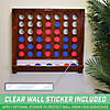 GoSports Wall Mounted Giant 4 in a Row Game - Jumbo 4 Connect Family Fun with Coins Image 3