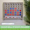 Gosports wall mounted giant 4 in a row - jumbo four in a row with coins - gray stain Image 4