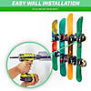 GoSports Wall Mounted Ski and Snowboard Storage Rack - Holds 8 Pairs of Skis or 4 Snowboards Image 4