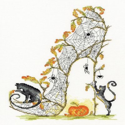 Gossamer Slipper XSK6 Bothy Threads Counted Cross Stitch Kit Image 1