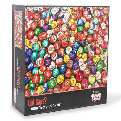 Got Caps? Soda Bottle Cap Puzzle For Adults And Kids  1000 Piece Jigsaw Puzzle Image 1