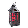 Gothic Halloween Lantern with Ruby Glass Image 1