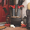 Gothic Halloween Witch Legs Yard Stakes Image 1