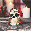 Gothic Tabletop Skull Halloween Decoration Image 1