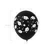 Graduation Black & White 11" Latex Balloons - 24 Pc. Image 1