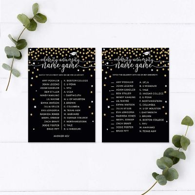 Graduation Celebrity Name Game 20PK Image 1