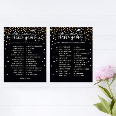 Graduation Celebrity Name Game 20PK Image 3