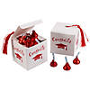 Graduation Favor Boxes with Red Tassel & Red Hershey&#8217;s<sup>&#174;</sup> Kisses<sup>&#174;</sup> Kit for 25 Image 1