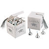 Graduation Favor Boxes with Silver Tassel & Silver Hershey&#8217;s<sup>&#174;</sup> Kisses<sup>&#174;</sup> Kit for 25 Image 1