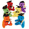 Graduation Stuffed Bears - 12 Pc. Image 1