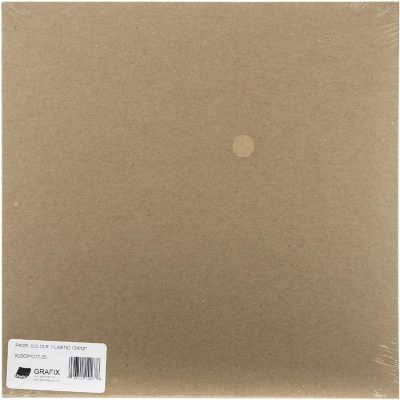 Grafix Craft Plastic Sheets 12"X12" 25/Pkg-Clear .020 Image 1