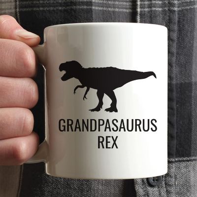 Grandpasaurus Rex Ceramic Mug Image 1