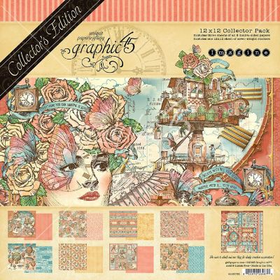 Graphic 45 Collector's Edition Pack 12"X12"-Imagine Image 1