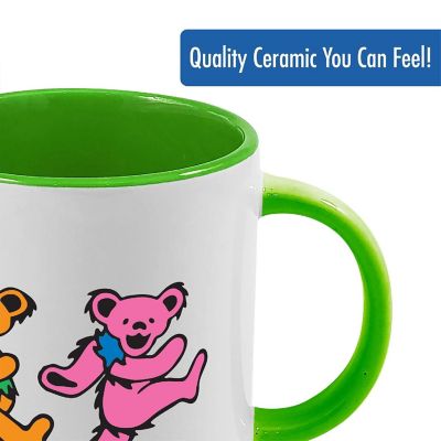 Grateful Dead Dancing Bears 20oz Ceramic Coffee Mug Image 2