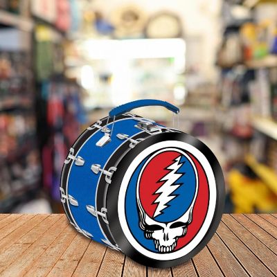 Grateful Dead Drum Shaped Tin Fun Box Image 3