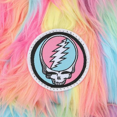 Grateful Dead Logo Multicolored Bucket Hat With 3D Bear Ears Image 1