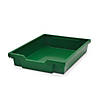 Gratnells Shallow F1 Tray, Grass Green, 12.3" x 16.8" x 3", Heavy Duty School, Industrial & Utility Bins, Pack of 8 Image 1