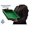 Gratnells Shallow F1 Tray, Grass Green, 12.3" x 16.8" x 3", Heavy Duty School, Industrial & Utility Bins, Pack of 8 Image 2