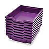 Gratnells Shallow F1 Tray, Plum Purple, 12.3" x 16.8" x 3", Heavy Duty School, Industrial & Utility Bins, Pack of 8 Image 1