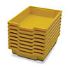 Gratnells Shallow F1 Tray, Sunshine Yellow, 12.3" x 16.8" x 3", Heavy Duty School, Industrial & Utility Bins, Pack of 8 Image 1