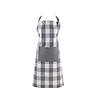 Gray &amp; White Buffalo Check Chef Apron Image 1
