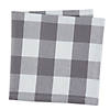 Gray & White Buffalo Check Napkin (Set Of 6) Image 3