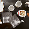 Gray &amp; White Buffalo Check Potholder Set/2 Image 2