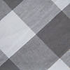 Gray &amp; White Buffalo Check Tablecloth 60X84 Image 2