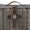 Gray Bone Shape Toy Basket Medium 21X13X8 Image 3