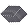 Gray Chambray French Stripe Napkin (Set Of 6) Image 1