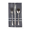 Gray Chambray French Stripe Napkin (Set Of 6) Image 2