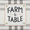 Gray Farm To Table Embellished Dishtowel (Set Of 4) Image 4