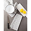 Gray Lattice Dishtowel (Set Of 2) Image 1