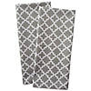 Gray Lattice Dishtowel (Set Of 2) Image 4