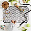 Gray Lattice Paw Pet Mat Image 3