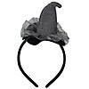 Gray Mesh Witch's Hat Halloween Headband Costume Accessory Image 1